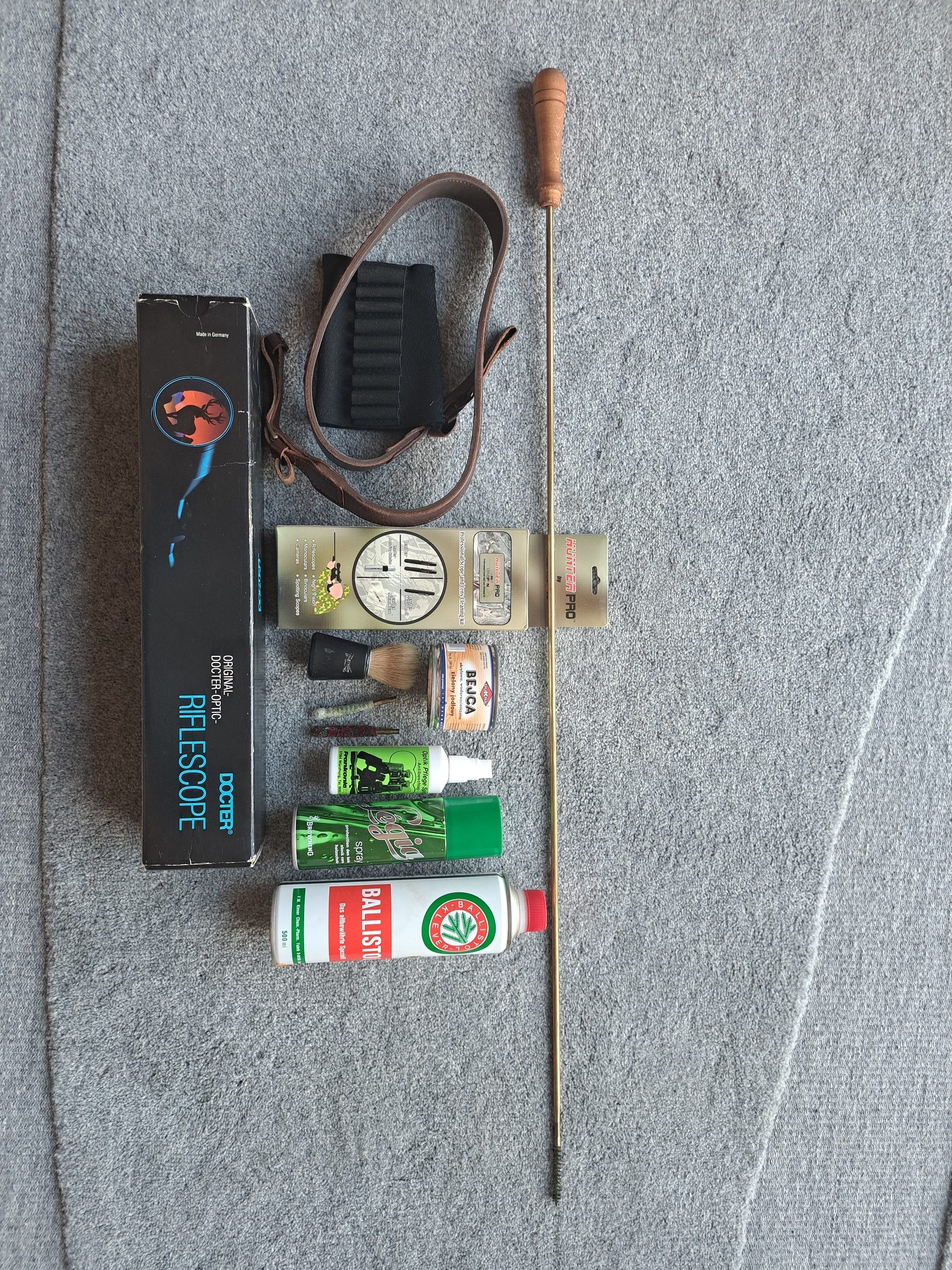 do sprzedania mannlicher steyr 30-06, luneta Docter 3-12 podświetlany krzyż, lornetka Zeiss 12×56 B